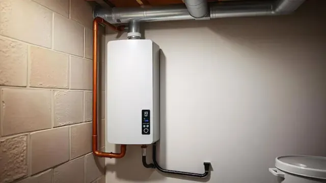 Wall-mounted tankless water heater with copper piping